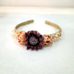 Diadema flores goma Eva