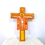 Cruz madera pintada